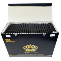 Сигаретні гільзи Top Gilza BLACK ▪ Чорні ▪ 500 шт ▪ Ø 8 мм