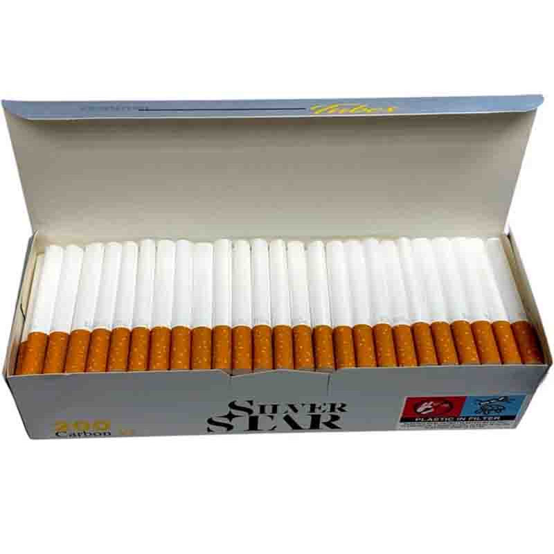 Гільзи Silver Star King Size Carbon XL 200 шт з вугільним фільтром