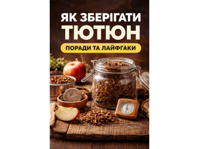 Як правильно зберігати тютюн, щоб він не пересихав і зберігав аромат