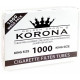 Гільзи для набивки сигарет Korona ▪ 1000 шт ▪ Ø 8 мм ▪ Польща