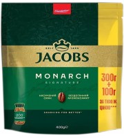 Кофе растворимый сублимированный Jacobs Monarch 400 г в мягкой упаковке