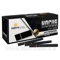 Сигаретні гільзи HOCUS BLACK ▪ Чорні ▪ 500 шт ▪ Ø 8 мм