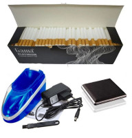 Набір Ас ▪ електрична машинка Gerui GR-12-001 + гільзи 500 шт + портсигар