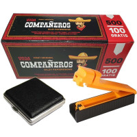 Набір Новачек ▪ машинка + гільзи Companeros + портсигар